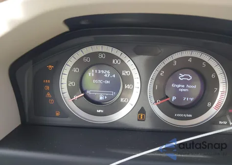 2010 Volvo S80 T6 z USA, uszkodzony, nr VIN YV1992AH4A1124579